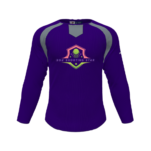 [CUS-DFW-PULL-FLC-CNK-LSL-PUR-YS-LOGO2] Pullover (Youth S, Purple, Logo 2)