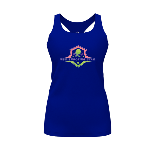[FT0TRBRY-FYS-LOGO2] Decker Racerback Tank Top (Female Youth S, Royal, Logo 2)