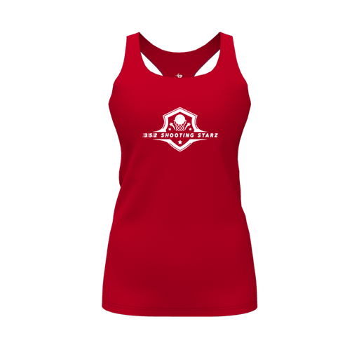 [FT0TRBRD-FYS-LOGO1] Decker Racerback Tank Top (Female Youth S, Red, Logo 1)