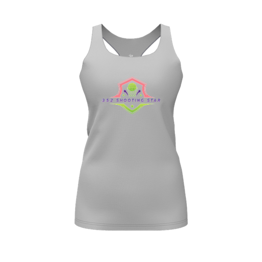 [FT0TRBGY-FYS-LOGO2] Decker Racerback Tank Top (Female Youth S, Gray, Logo 2)