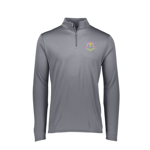 [FTLQFLGY-FAXS-LOGO2] Decker Women's Flex-Lite 1/4 Zip Shirt (Female Adult XS, Gray, Logo 2)