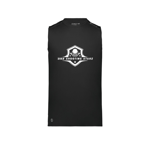 [222593.080.S-LOGO1] Men's CoolDry TankTop (Adult S, Black, Logo 1)