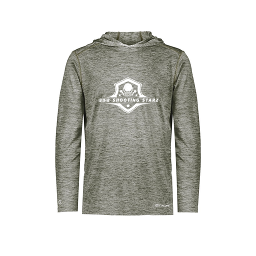 [FOLHCGGY-AS-LOGO1] Decker Men's Charge Hoodie (Adult S, Gray, Logo 1)