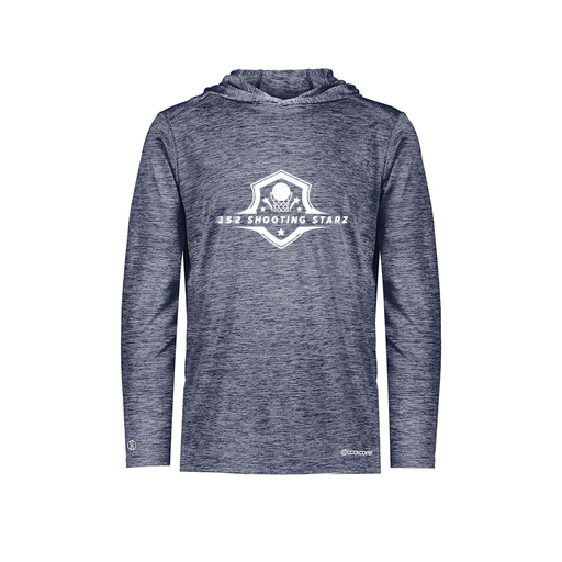 [FOLHCGNV-YS-LOGO1] Decker Youth Charge Hoodie (Youth S, Navy, Logo 1)