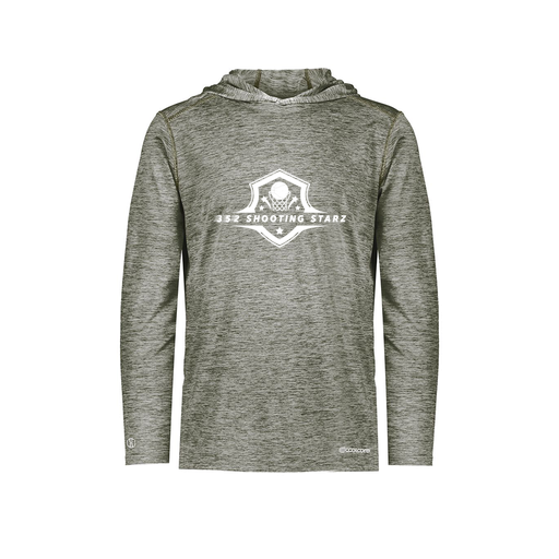 [FOLHCGGY-YS-LOGO1] Decker Youth Charge Hoodie (Youth S, Gray, Logo 1)